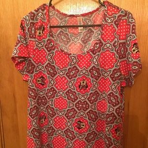 EUC Disney Lularoe Classic Tee Large